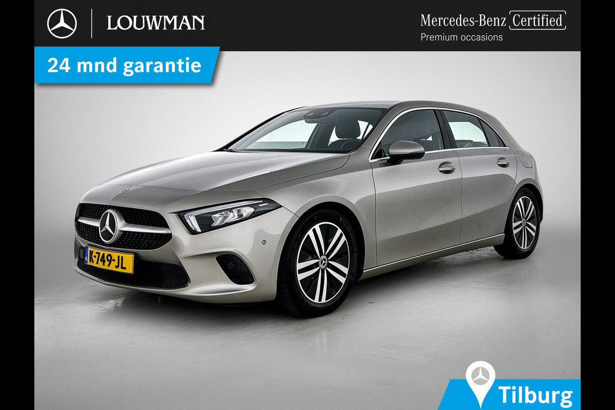 Mercedes-Benz A-Klasse 180 Business Solution Luxury Ledkoplampen | Sfeerverlichting | Stoelverwarming | Parkeerpakket met achteruitrijcamera. Inclusief 48 maanden MB Certified garantie voor Europa.