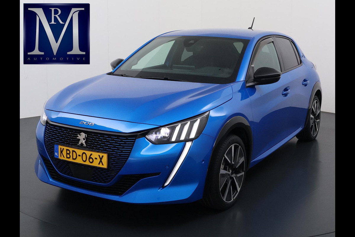 Peugeot e-208 EV GT 350 50 kWh 3 fase laden!  | RIJKLAARPRIJS incl. 12mnd BOVAG | SOH 87% |