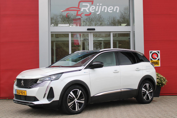 Peugeot 3008 1.6 HYbrid4 300PK GT PACK BUSINESS | CAMERA VOOR + ACHTER | APPLE CARPLAY/ANDROID AUTO | ELEKTRISCH BEDIENBARE ACHTERKLEP | ADAPTIVE CRUISE CONTROL | 18" LICHTMETALEN VELGEN | FULL LED KOPLAMPEN | DODEHOEK BEWAKING | CLIMATE CONTROL | NAVIGATIE | DAB+ RADIO | KEYLESS ENTRY/START |