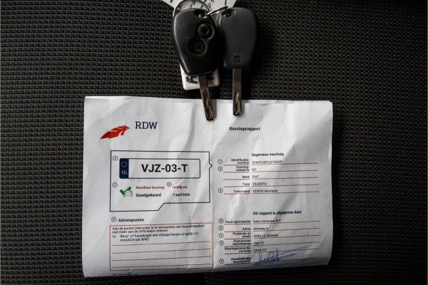 Fiat Talento 2.0 EcoJet L2H1 | 145PK | DC 5-Persoons | Camera | CarPlay | Cruise | Trekhaak