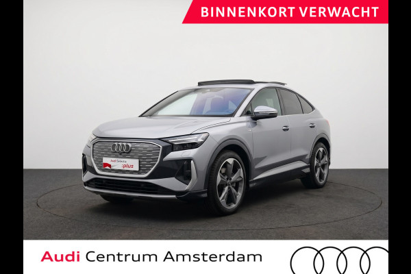 Audi Q4 Sportback e-tron 50 quattro S edition 77 kWh 299pk | Panoramadak | Matrix | Sonos Audio 21 inch Lichtmetalen velgen | Sportstoelen |