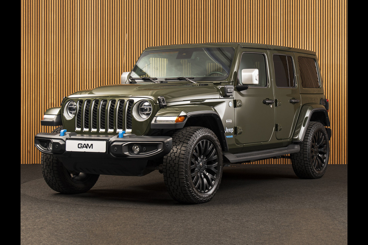 Jeep Wrangler Unlimited 4xe 380 Sahara KAHN VELGEN | CAMERA | LEDER | ALPINE