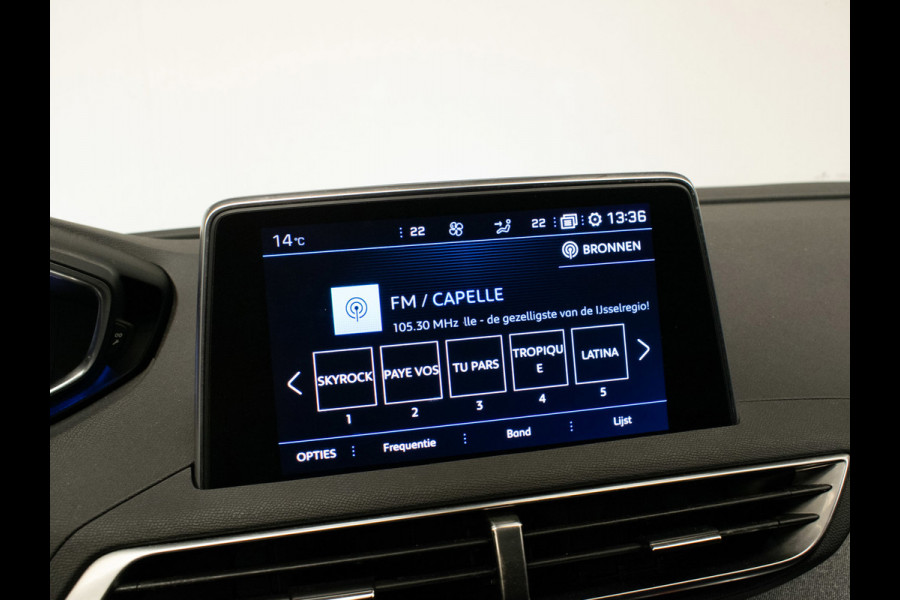 Peugeot 5008 1.2 PureTech Allure Sport 7P(PANORAMADAK,APPLE CARPLAY,NAVI,CAMERA,360 VIEW,SFEER VERLICHTING,SPORTSTOELEN,LM VELGEN)