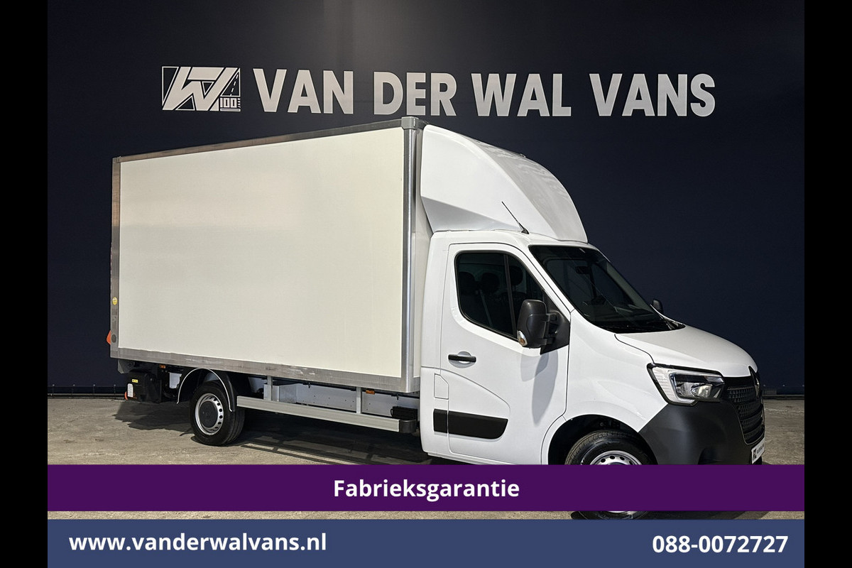 Renault Master 2.3 dCi 146pk Bakwagen 222cm Hoog Laadklep Fabrieksgarantie Euro6 Airco | Camera | Navigatie | LED Cruisecontrol, Bijrijdersbank