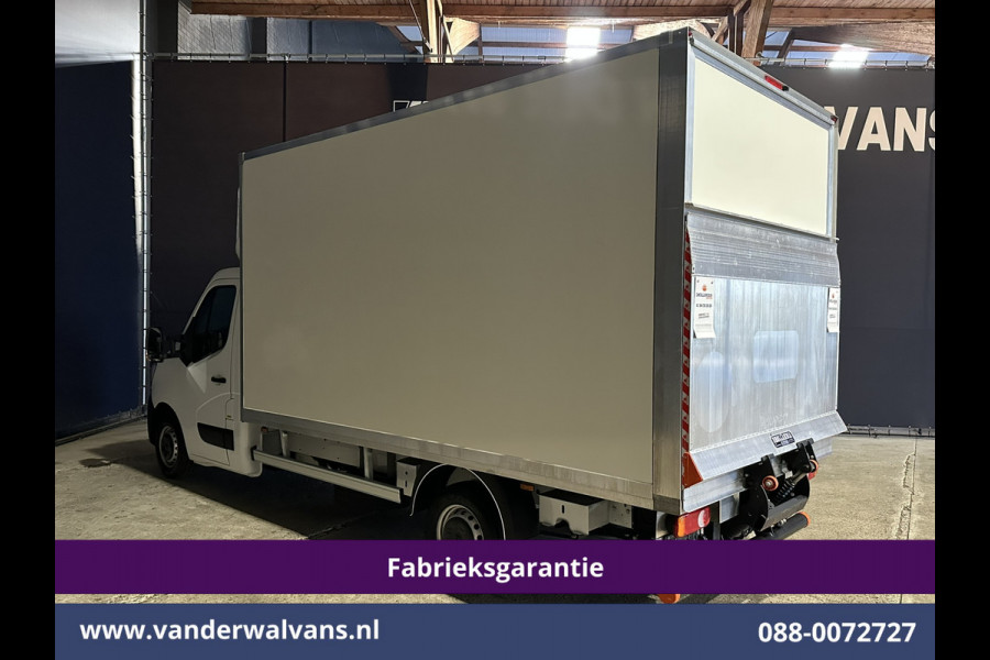 Renault Master 2.3 dCi 146pk Bakwagen 222cm Hoog Laadklep Fabrieksgarantie Euro6 Airco | Camera | Navigatie | LED Cruisecontrol, Bijrijdersbank