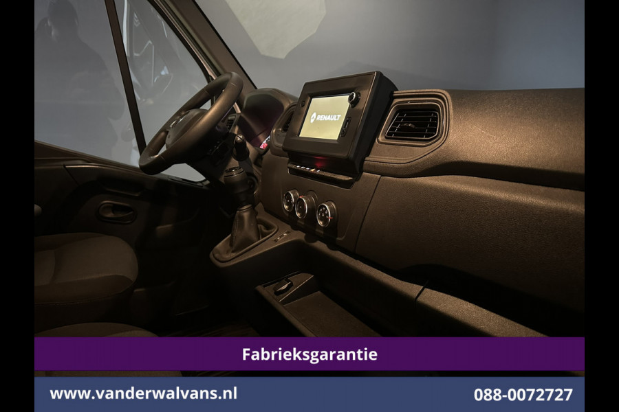 Renault Master 2.3 dCi 146pk Bakwagen 222cm Hoog Laadklep Fabrieksgarantie Euro6 Airco | Camera | Navigatie | LED Cruisecontrol, Bijrijdersbank