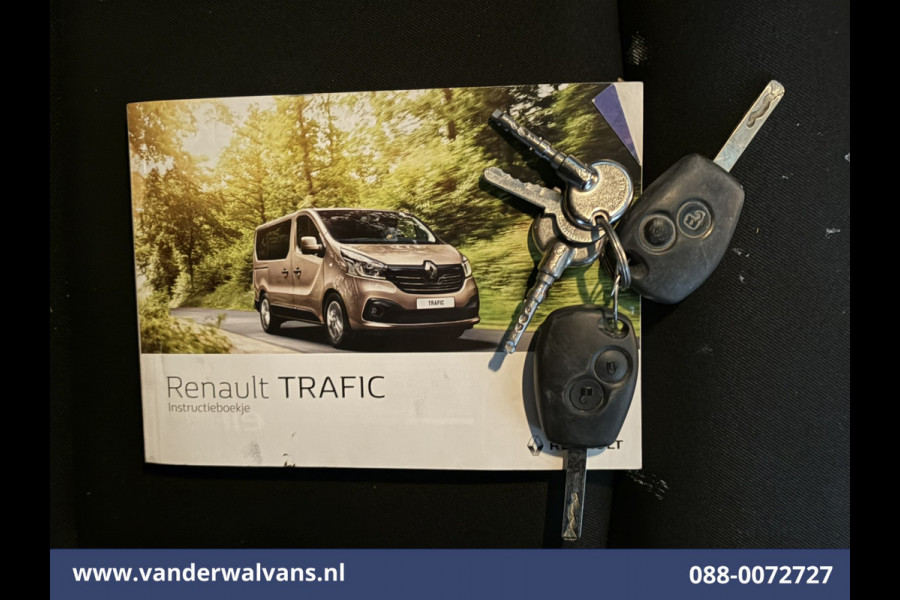Renault Trafic 1.6 dCi 122pk L2H1 Euro6 Airco | Imperiaal | Trekhaak | Navigatie | LM velgen | Cruisecontrol Parkeersensoren, Bijrijdersbank