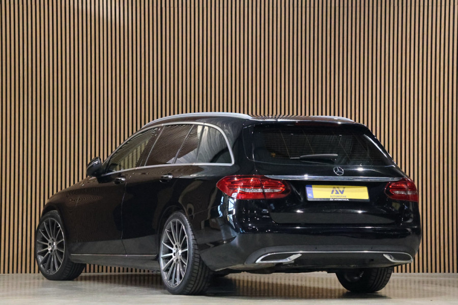 Mercedes-Benz C-Klasse Estate 180 Avantgarde | Inc BTW | Head-Up | Stoelverwarming | CarPlay | Lederen bekleding | 19'' AMG velgen | Cruise control | F1 Flippers | Nieuwe APK | Dealer onderhouden | Facelift model