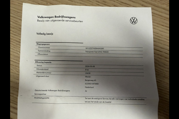 Volkswagen Transporter 2.0 TDI L2H1 Trekhaak Pdc V+A Carplay Navigatie Cruise Airco