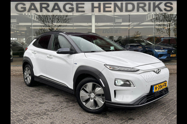 Hyundai Kona EV Fashion 64 kWh | SOH: 95,5% | Full LED | Blindspot | Elektr Stoelen | Two Tone White  - Darknight metallic |