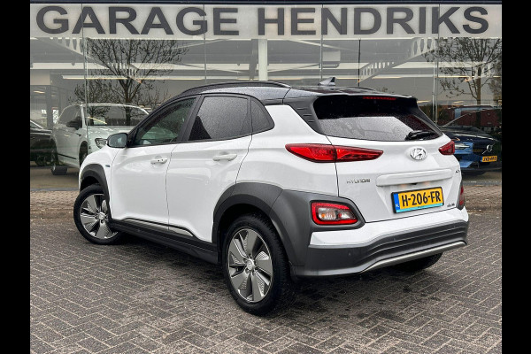 Hyundai Kona EV Fashion 64 kWh | SOH: 95,5% | Full LED | Blindspot | Elektr Stoelen | Two Tone White  - Darknight metallic |