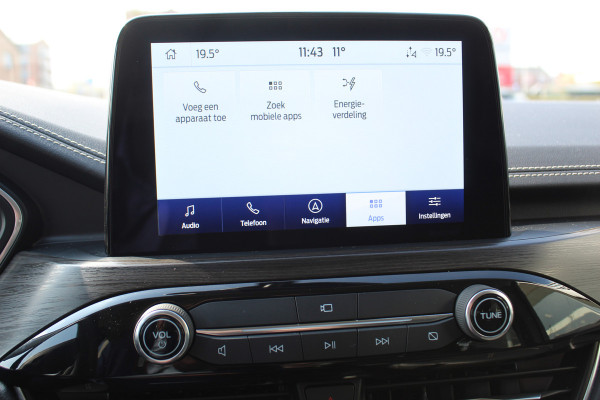 Ford Kuga 2.5-225pk PHEV 'Vignale' Plug-in Hybrid Automaat. Luxe hybride rijden voor een reëel bedrag ! Adaptieve Cruise Control, Climate Control, Stoel-, stuur-, voorraam- en achterbankverwarming, Side- en lane assist, Camera, Head-up display etc.