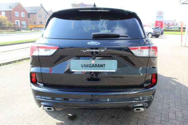 Ford Kuga 2.5-225pk PHEV 'Vignale' Plug-in Hybrid Automaat. Luxe hybride rijden voor een reëel bedrag ! Adaptieve Cruise Control, Climate Control, Stoel-, stuur-, voorraam- en achterbankverwarming, Side- en lane assist, Camera, Head-up display etc.