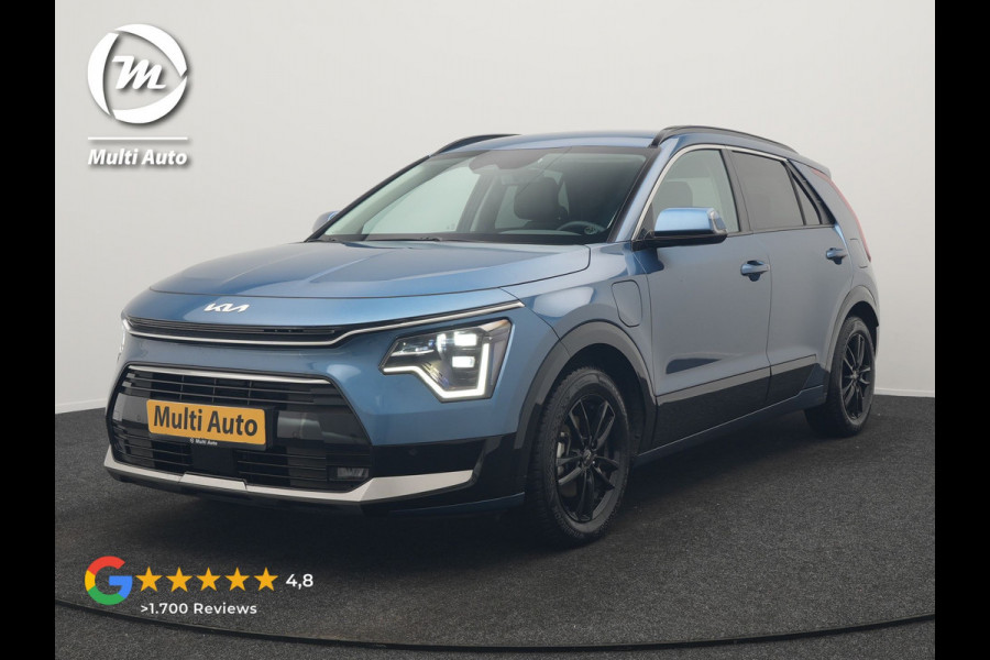 Kia Niro 1.6 GDi DynamicLine PHEV 182pk Dealer O.H. | Trekhaak Afn. | Adaptive Cruise | Camera | Sportstoelen & Stuur Verwarmd | Keyless | Blis | Sfeerverlichting | Apple Carplay | Navigatie | DAB | Virtual | LED Koplampen | Plug In Hybrid |