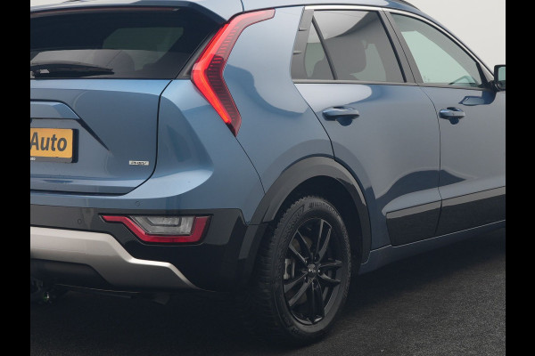 Kia Niro 1.6 GDi DynamicLine PHEV 182pk Dealer O.H. | Trekhaak Afn. | Adaptive Cruise | Camera | Sportstoelen & Stuur Verwarmd | Keyless | Blis | Sfeerverlichting | Apple Carplay | Navigatie | DAB | Virtual | LED Koplampen | Plug In Hybrid |