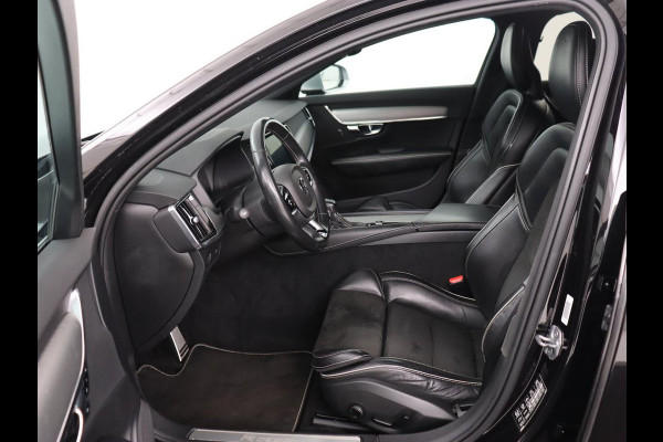 Volvo V90 2.0 T4 R-Design | Trekhaak | Leder/Alcantara | Stoelverwarming | Adaptive cruise | Camera | Carplay | Keyless | Side Assist | Navigatie | Climate control | Sportstoelen | Getint glas