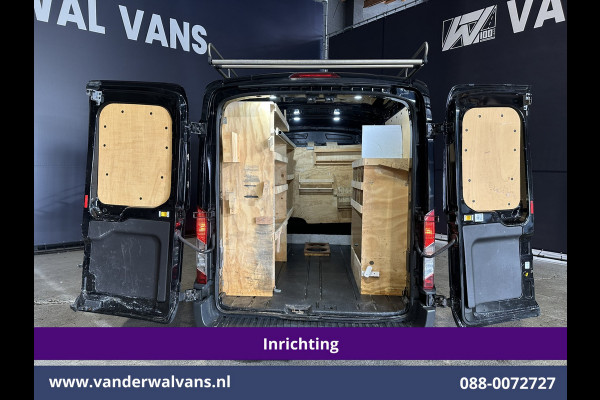 Ford Transit 2.0 TDCI 130pk L2H2 inrichting Euro6 Airco | Camera | Imperiaal | Sidebars | Trekhaak 2540kg Cruisecontrol, Verwarmde Voorruit, Trap, Parkeersensoren, Bijrijdersbank