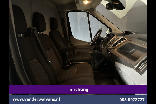 Ford Transit 2.0 TDCI 130pk L2H2 inrichting Euro6 Airco | Camera | Imperiaal | Sidebars | Trekhaak 2540kg Cruisecontrol, Verwarmde Voorruit, Trap, Parkeersensoren, Bijrijdersbank