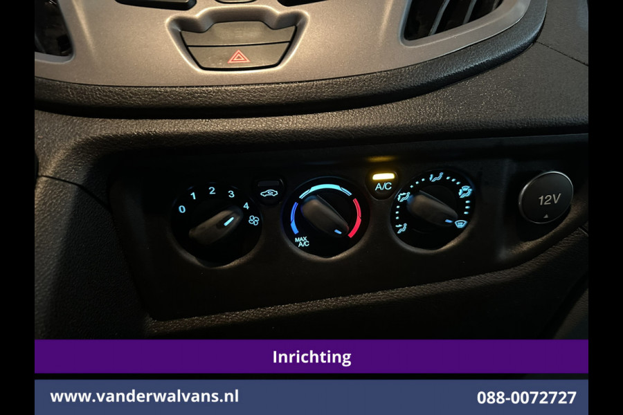 Ford Transit 2.0 TDCI 130pk L2H2 inrichting Euro6 Airco | Camera | Imperiaal | Sidebars | Trekhaak 2540kg Cruisecontrol, Verwarmde Voorruit, Trap, Parkeersensoren, Bijrijdersbank