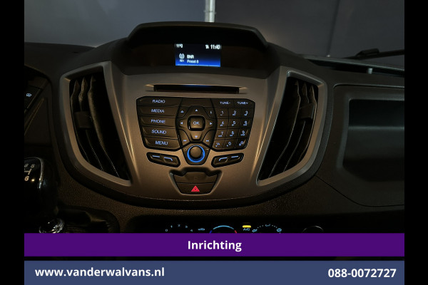 Ford Transit 2.0 TDCI 130pk L2H2 inrichting Euro6 Airco | Camera | Imperiaal | Sidebars | Trekhaak 2540kg Cruisecontrol, Verwarmde Voorruit, Trap, Parkeersensoren, Bijrijdersbank