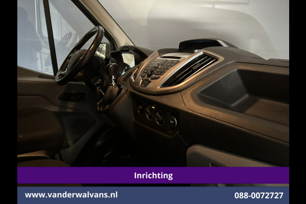 Ford Transit 2.0 TDCI 130pk L2H2 inrichting Euro6 Airco | Camera | Imperiaal | Sidebars | Trekhaak 2540kg Cruisecontrol, Verwarmde Voorruit, Trap, Parkeersensoren, Bijrijdersbank