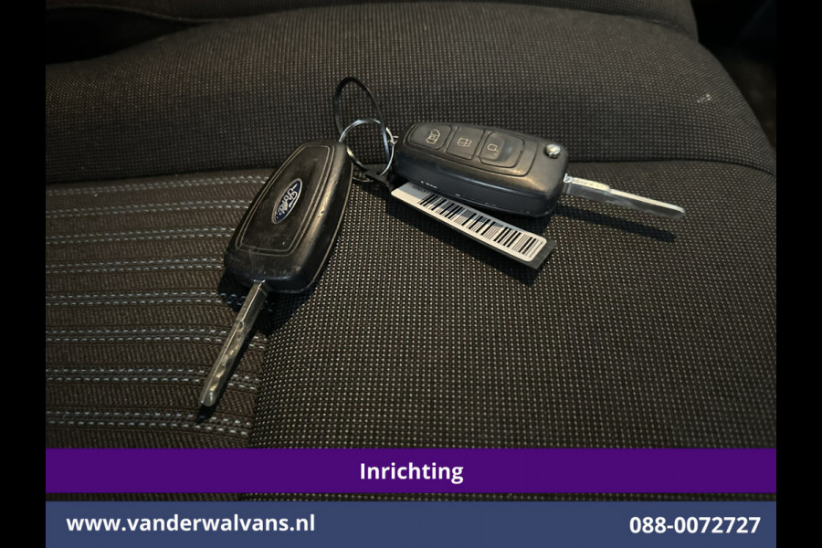Ford Transit 2.0 TDCI 130pk L2H2 inrichting Euro6 Airco | Camera | Imperiaal | Sidebars | Trekhaak 2540kg Cruisecontrol, Verwarmde Voorruit, Trap, Parkeersensoren, Bijrijdersbank