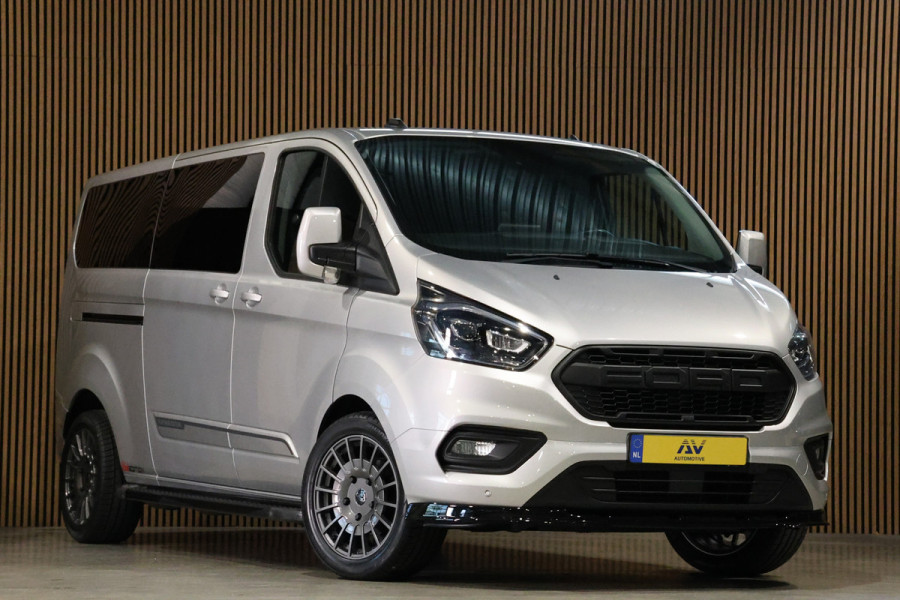 Ford Transit Custom 320 2.0 TDCI DC L2H1 Platinum Edition | Dubbel Cabine | Bi-Xenon | CarPlay | Navigatie | Lederen bekleding | Camera | Dodehoek d | Trekhaak | Nieuwe APK | NAP Logisch