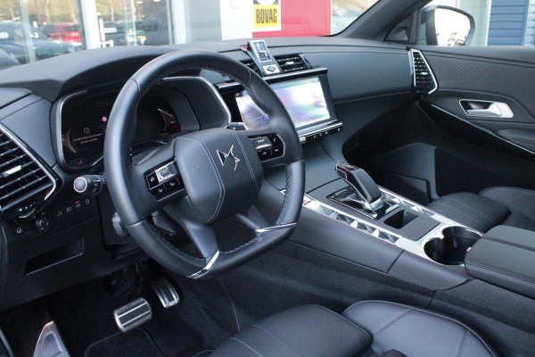 DS 7 1.6 PHEV 300PK 4x4 ETIOLE | PANORAMA SCHUIF/KANTEL DAK | NIGHT VISION | LEDEREN BEKLEDING "BLACK BASALT NAPPA LEDER" | STOEL/VOORRUIT VERWARMING | 19" LICHTMETALEN VELGEN | ALARM SYSTEEM | NAVIGATIE | DRAADLOZE APPLE CARPLAY/ANDROID AUTO | DRAADLOZE TELEFOONLADER | KEYLESS ENTRY/START | ELEKTRISCH BEDIENBARE VOORSTOELEN MET GEHEUGENFUNCTIE OP DE BESTUUDERSSTOEL | ELEKTRISCH BEDIENBARE ACHTERKLEP | DODEHOEK DETECTIE | ADAPTIVE CRUISE CONTROL | DAB+ RADIO | CAMERA VOOR + ACHTER |