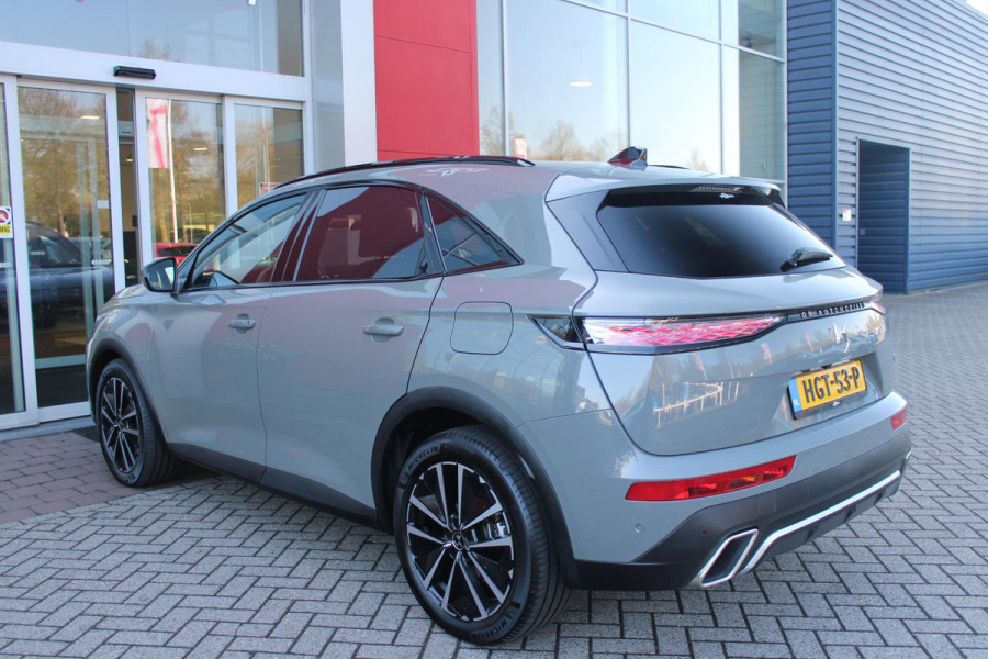 DS 7 1.6 PHEV 300PK 4x4 ETIOLE | PANORAMA SCHUIF/KANTEL DAK | NIGHT VISION | LEDEREN BEKLEDING "BLACK BASALT NAPPA LEDER" | STOEL/VOORRUIT VERWARMING | 19" LICHTMETALEN VELGEN | ALARM SYSTEEM | NAVIGATIE | DRAADLOZE APPLE CARPLAY/ANDROID AUTO | DRAADLOZE TELEFOONLADER | KEYLESS ENTRY/START | ELEKTRISCH BEDIENBARE VOORSTOELEN MET GEHEUGENFUNCTIE OP DE BESTUUDERSSTOEL | ELEKTRISCH BEDIENBARE ACHTERKLEP | DODEHOEK DETECTIE | ADAPTIVE CRUISE CONTROL | DAB+ RADIO | CAMERA VOOR + ACHTER |