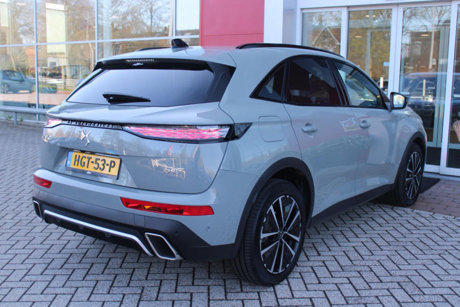 DS 7 1.6 PHEV 300PK 4x4 ETIOLE | PANORAMA SCHUIF/KANTEL DAK | NIGHT VISION | LEDEREN BEKLEDING "BLACK BASALT NAPPA LEDER" | STOEL/VOORRUIT VERWARMING | 19" LICHTMETALEN VELGEN | ALARM SYSTEEM | NAVIGATIE | DRAADLOZE APPLE CARPLAY/ANDROID AUTO | DRAADLOZE TELEFOONLADER | KEYLESS ENTRY/START | ELEKTRISCH BEDIENBARE VOORSTOELEN MET GEHEUGENFUNCTIE OP DE BESTUUDERSSTOEL | ELEKTRISCH BEDIENBARE ACHTERKLEP | DODEHOEK DETECTIE | ADAPTIVE CRUISE CONTROL | DAB+ RADIO | CAMERA VOOR + ACHTER |