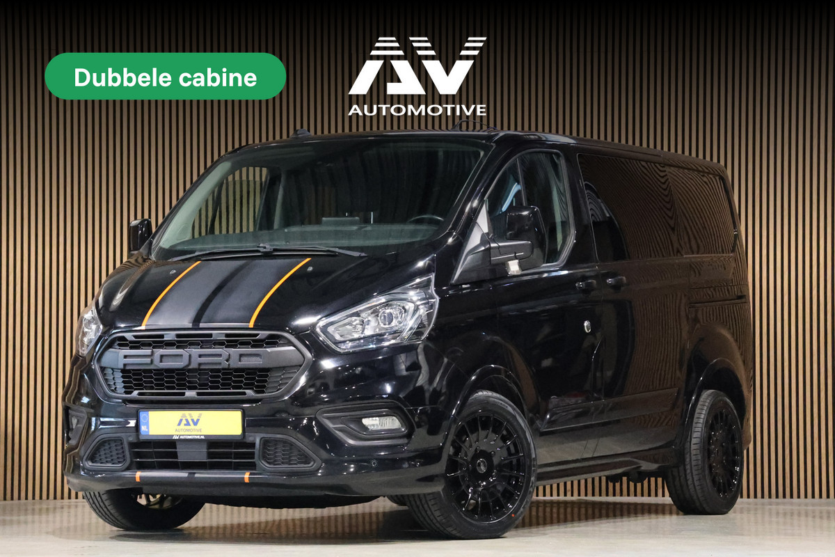 Ford Transit Custom 310 2.0 TDCI Sport DC | Dubbel cabine | L+R Schuifdeur | CarPlay | Navigatie | Camera | Trekhaak | Dodehoek detector | Lane Assist | Stoelverwarming | DAB | Nieuwe APK | Nieuwe distributieriem