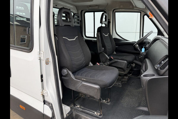 Iveco Daily 35C14 2.3 Kipper Dubbele Cabine Dubbellucht 3,5t Trekhaak 6 Stoelen Airco Cruise Control Benne Tipper
