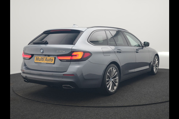 BMW 5 Serie Touring 530e Business Edition Plus PHEV 293pk Dealer O.H. | Trekhaak Af Fabriek | Adaptive Cruise | 360 Camera | Lederen Comfortzetels Verwarmd | Blis | Apple Carplay | Hifi Audio | 19"L.M | Plug In Hybrid |