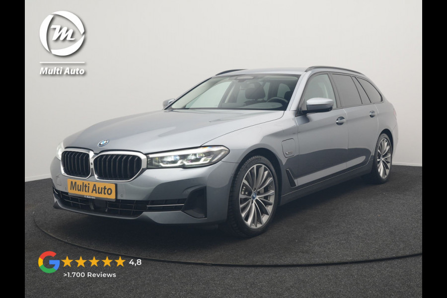 BMW 5 Serie Touring 530e Business Edition Plus PHEV 293pk Dealer O.H. | Trekhaak Af Fabriek | Adaptive Cruise | 360 Camera | Lederen Comfortzetels Verwarmd | Blis | Apple Carplay | Hifi Audio | 19"L.M | Plug In Hybrid |