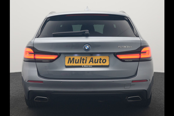 BMW 5 Serie Touring 530e Business Edition Plus PHEV 293pk Dealer O.H. | Trekhaak Af Fabriek | Adaptive Cruise | 360 Camera | Lederen Comfortzetels Verwarmd | Blis | Apple Carplay | Hifi Audio | 19"L.M | Plug In Hybrid |