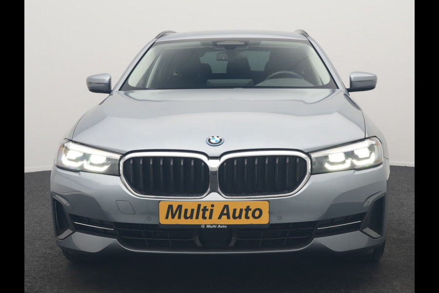BMW 5 Serie Touring 530e Business Edition Plus PHEV 293pk Dealer O.H. | Trekhaak Af Fabriek | Adaptive Cruise | 360 Camera | Lederen Comfortzetels Verwarmd | Blis | Apple Carplay | Hifi Audio | 19"L.M | Plug In Hybrid |