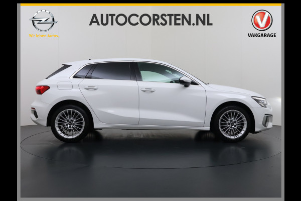 Audi A3 Sportback 30TFSI AUT-7 Adaptive-Cruise Navi Apple Carplay Android Sportstoelen LED-v+a PDC m.Hybrid Ecc Advanced Edition S-Troni Privacy Glas Lmv Led DAB Wifi Regensensor Rijstrooksensor Virtual Cockpit 1e Eigenaar Origineel Nederlandse Auto