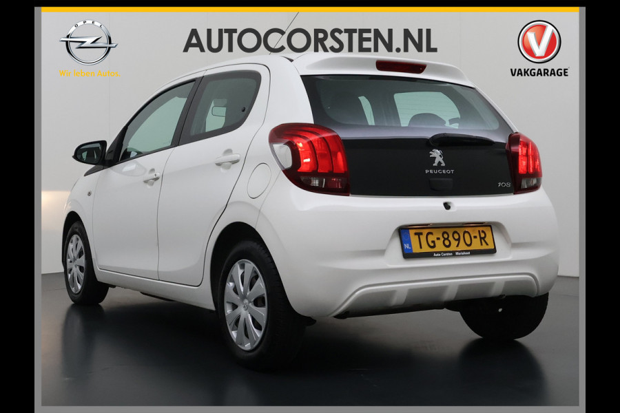 Peugeot 108 1.0 e-VTi 5Drs Airco Bluetooth Carkit Elek.Ramen Pack Premium Active Centrale vergrendeling Afstandsbediend Isofix Led USB ESP Origineel Nederlandse Auto
