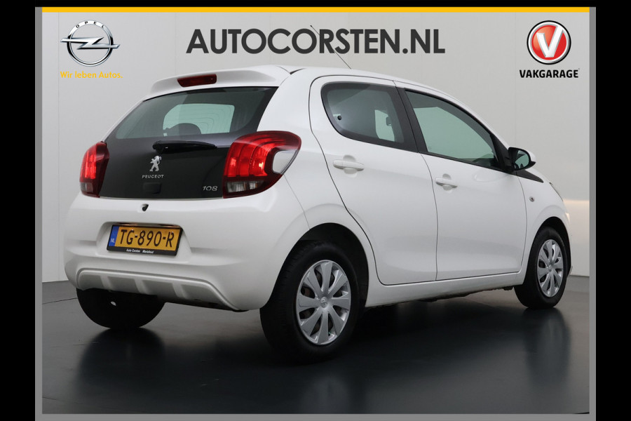 Peugeot 108 1.0 e-VTi 5Drs Airco Bluetooth Carkit Elek.Ramen Pack Premium Active Centrale vergrendeling Afstandsbediend Isofix Led USB ESP Origineel Nederlandse Auto
