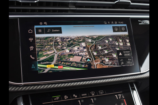 Audi Q8 60 TFSI e quattro Pro Line S Competition | B&O advanced | Audi exclusive | 5 jaar garantie | Panoramadak | massage stoelen | 4 wiel besturing | Alcantara hemel | Soft-close | Elektr. Trekhaak | Achteras besturing | Oled achterlichte