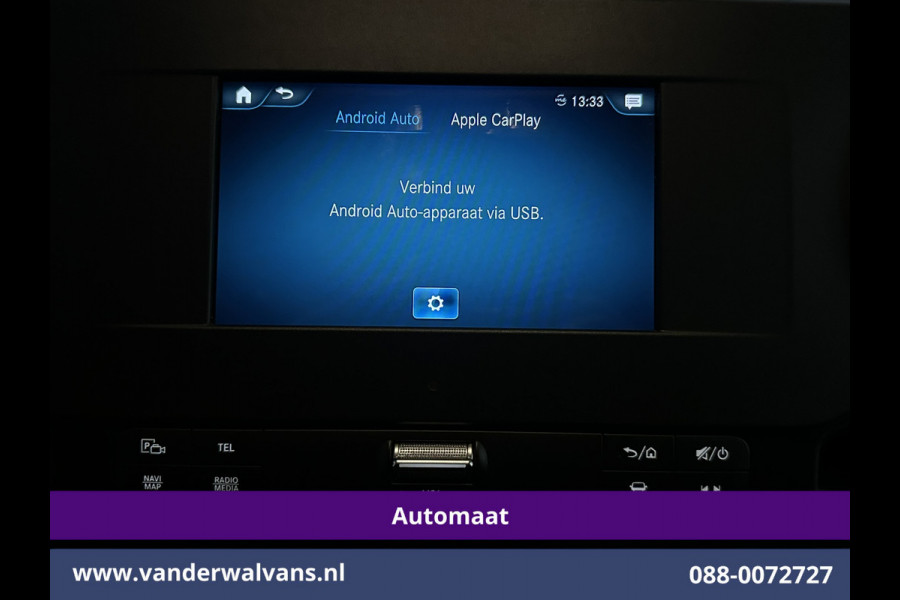 Mercedes-Benz Sprinter 315 CDI 150pk 9G-Tronic Automaat L2H2 Euro6 Airco | 360 Graden Camera | Navigatie | Trekhaak | Apple Carplay Cruisecontrol, Android Auto, 270 Graden Achterdeuren, Parkeersensoren, Bijrijdersbank