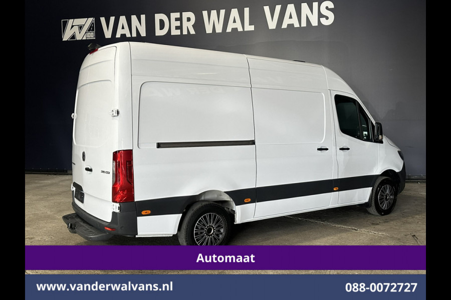 Mercedes-Benz Sprinter 315 CDI 150pk 9G-Tronic Automaat L2H2 Euro6 Airco | 360 Graden Camera | Navigatie | Trekhaak | Apple Carplay Cruisecontrol, Android Auto, 270 Graden Achterdeuren, Parkeersensoren, Bijrijdersbank