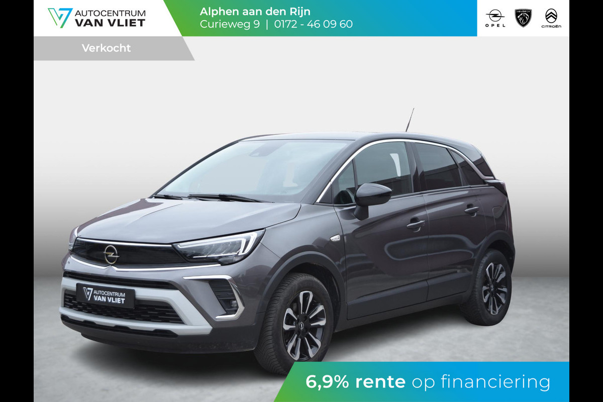 Opel Crossland 1.2 Turbo Elegance VERWARMBARE STOELEN | VERWARMDE VOORRUIT | VERWARMD STUURWIEL | CLIMATE CONTROL | NAVI |