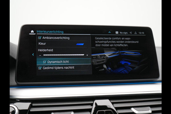 BMW 5 Serie Touring 530e High Executive PHEV 293pk Dealer O.H. Achteras besturing | Trekhaak Af Fabriek | Adaptive Cruise | Camera | Lederen Sportstoelen Memory & Verwarmd | Sfeerverlichting | Stuur Verwarmd | Blis | Apple Carplay | Navigatie | DAB |