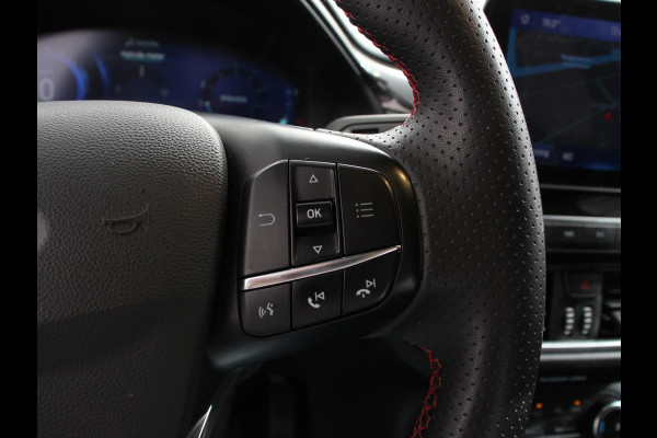 Ford Fiesta 1.0 EcoBoost Hybrid 136pk ST-Line X Automaat B&O Audio Climate control Cruise control LED Parkeersensoren achter Camera Stuurverwarming Stoelverwarming Digital cockpit Navigatie Apple Carplay/ Android Auto