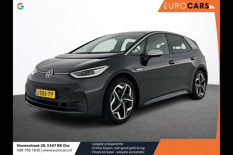 Volkswagen ID.3 First Plus 58 kWh Navigatie Apple Carplay/Android Auto Camera Parkeersensoren Adaptive Cruise Control Full LED Matrix Stoel- en stuurverwarming Lichtmetalen velgen Climate Control
