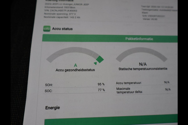 Jeep Avenger LONGITUDE 54 kWh 95% SOH - BTW - APPLE CARPLAY | DEALER ONDEROUDEN | NAVIGATIE | VIRTUAL COCKPIT