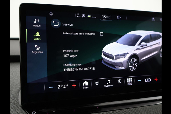 Škoda ENYAQ iV 60 + SFEERVERLICHTING | CAMERA | NAVIGATIE | APPLE CARPLAY | ANDROID AUTO | 19 INCH LMV