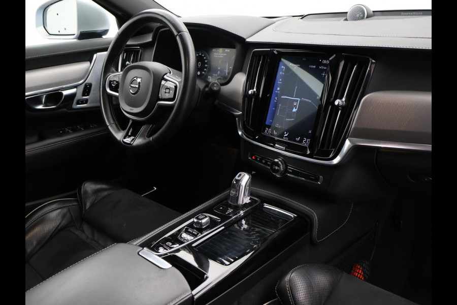Volvo V90 2.0 T8 AWD 390 PK R-DESIGN + BOWERS & WILKINS | HEAD-UP | ELEK. TREKHAAK | INSCRIPTION BURSTING BLUE METALLIC