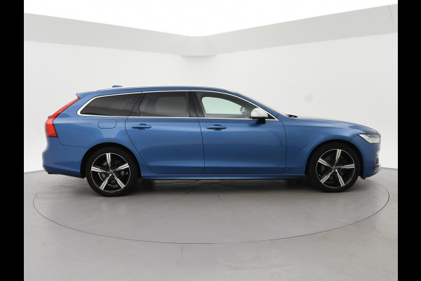 Volvo V90 2.0 T8 AWD 390 PK R-DESIGN + BOWERS & WILKINS | HEAD-UP | ELEK. TREKHAAK | INSCRIPTION BURSTING BLUE METALLIC